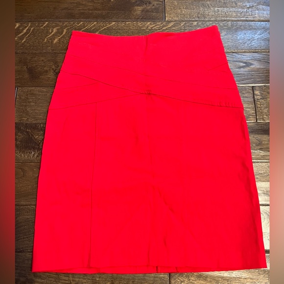 Reitmans petite red pencil skirt size xs - Picture 4 of 6